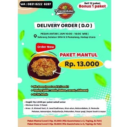 

Brosur A4 Dua sisi 500 pcs bahan art paper 150 gr
