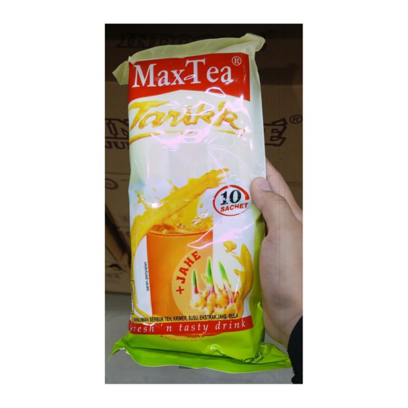 

MAX TEA TARIK JAHE ISI (10 SACHET @25GR) ISI 5 RENCENG