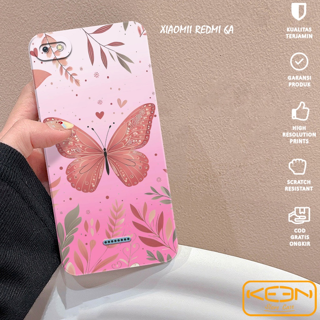 Case Xiaomi Redmi 6A - Casing Hp Xiaomi Redmi 6A Motif PINK - Softcase Xiaomi Redmi 6A - Softcase Hp