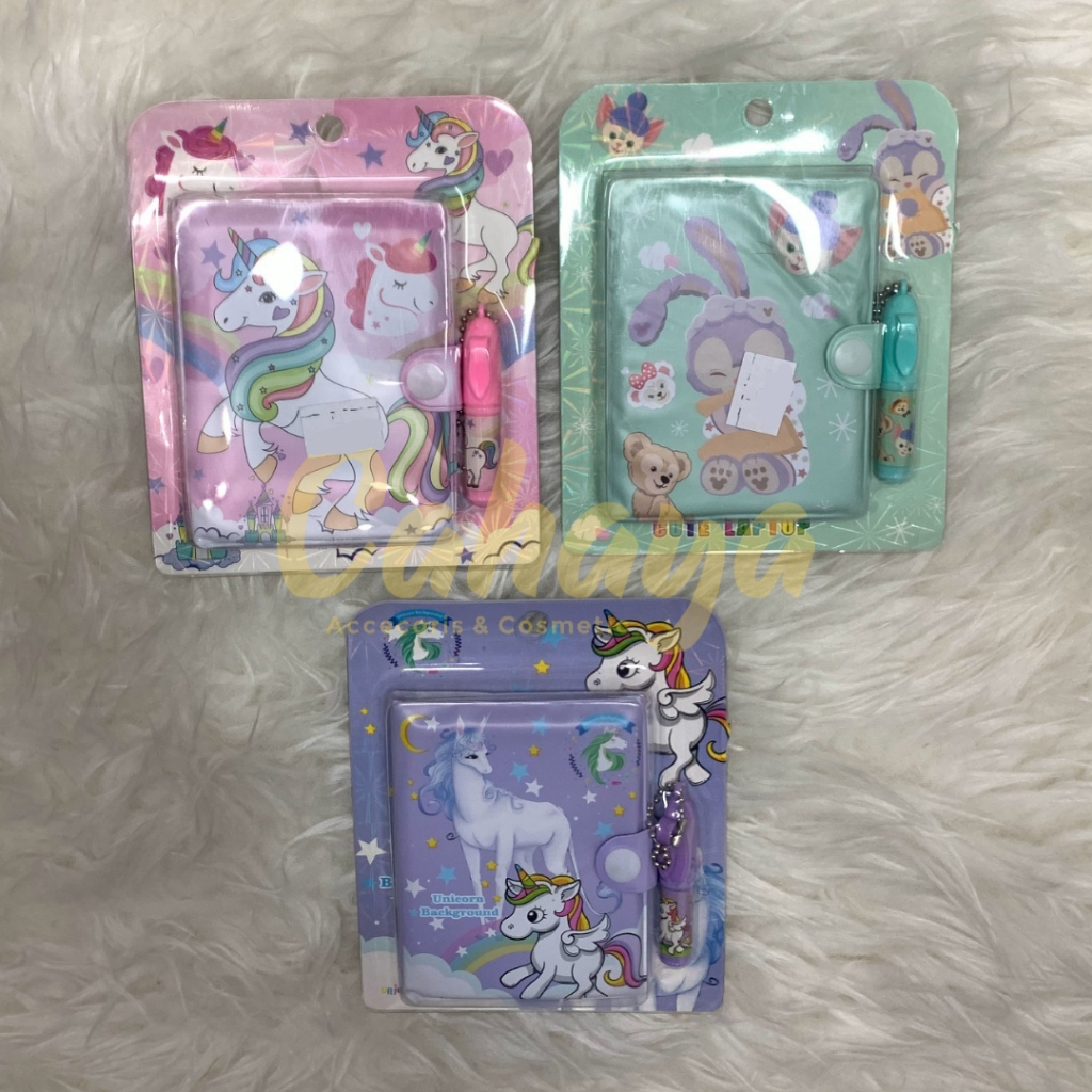 

CAHAYA - Dairy Book / Notebook Unicorn & Rabbit