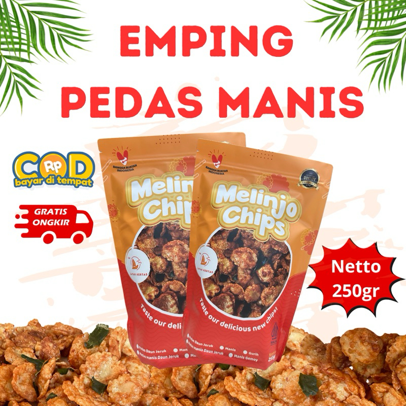 

EMPING KLETUK PEDAS MANIS DAUN JERUK SIAP MAKAN /EMPING KLETUK 250gr SUPER QUALITY ASLI | EMPING KLETUK | EMPING KLETUK PEDAS MANIS