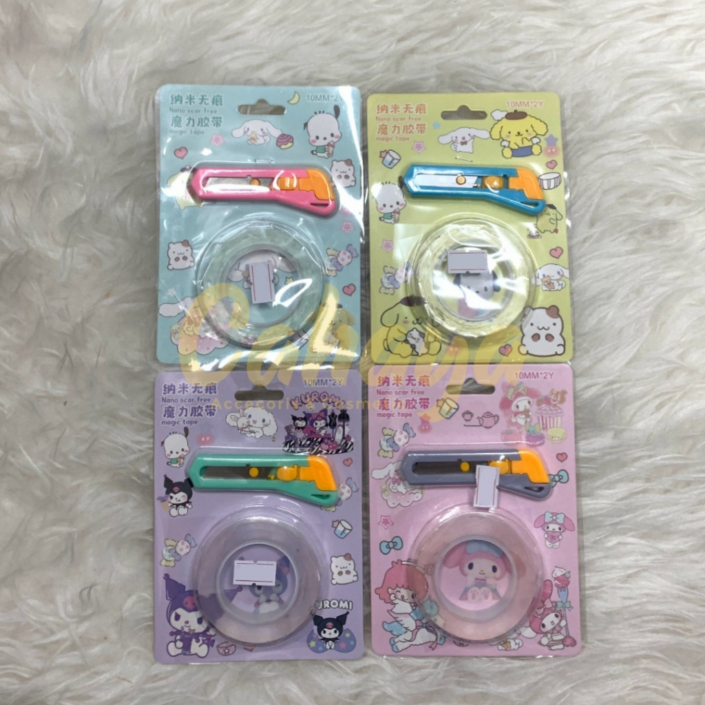 

CAHAYA - Cutter Mini & Selotip Sanrio Karakter