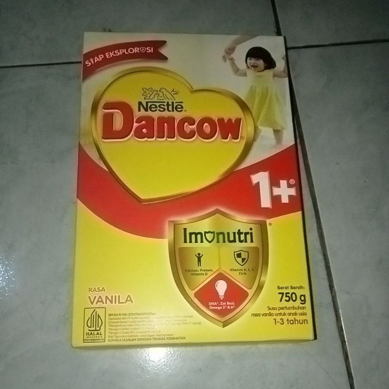 susu bayi Dancow 1+ rasa vanila
