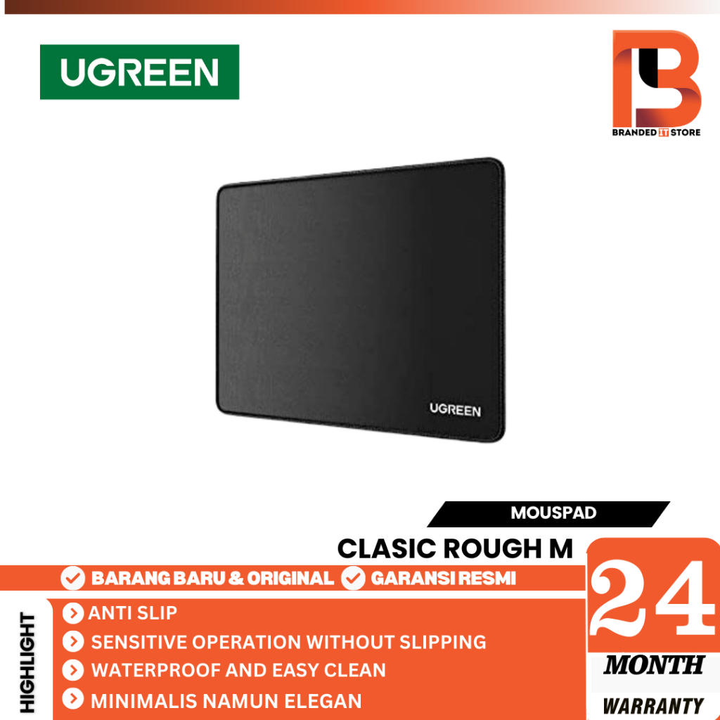 UGREEN Premium PU Leather Waterproof Desk pad Gaming Mousepad