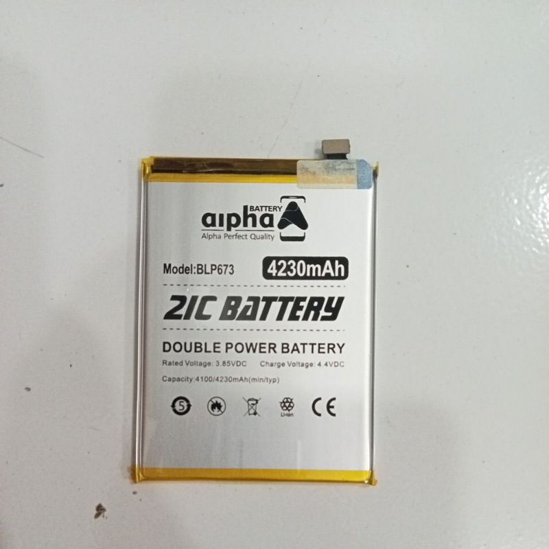 BATERAI DOUBLE POWER ALPHA OPPO BLP673 / A3S / A5S