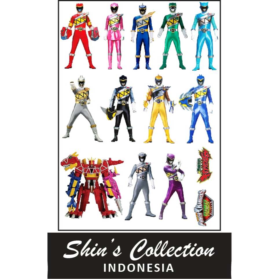 

Sticker sticker Power ranger Dino charge sentai kyoryuger 1 pc