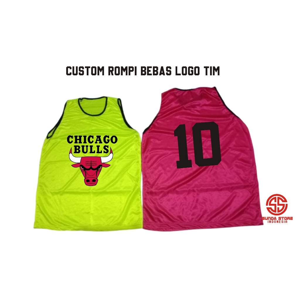 CUSTOM LOGO TIM Rompi Olahraga/Rompi Futsal/Rompi Bola/Rompi olahraga Murah/ROMPI LATIHAN BASKET