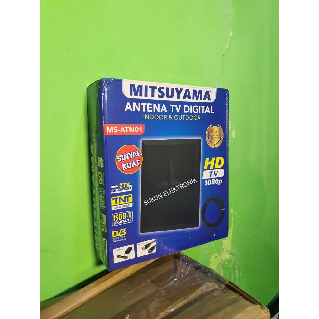 ANTENA TV DIGITAL MITSUYAMA MS-ATN01 PENGUAT SINYAL HDTV DVBT2