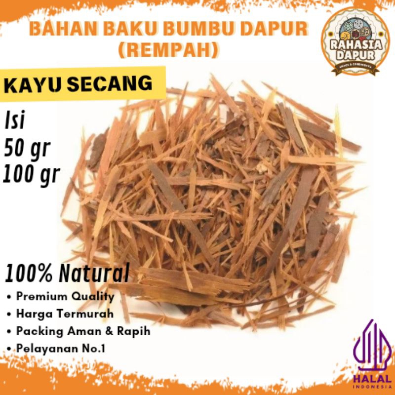 

Bumbu Dapur Bahan (KAYU SECANG) Rempah Lengkap Murah Grosir Alami Natural 100% Penyedap Rasa Masakan Halal Premium Quality