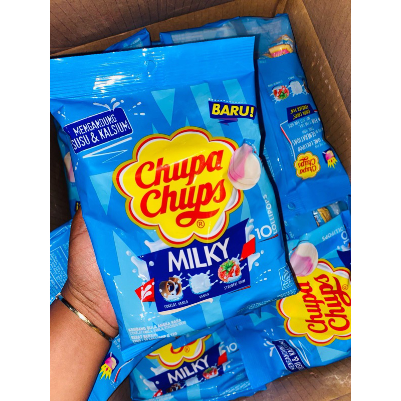 

Chupa Chups Milky 120gr (10pcx12gr) EXP des 2025