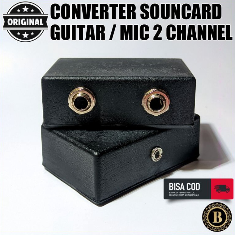 First Come CONVERTER GITAR SOUNDCARD V8  CONVERTER MIC CONDENSER  MIC DYNAMIC