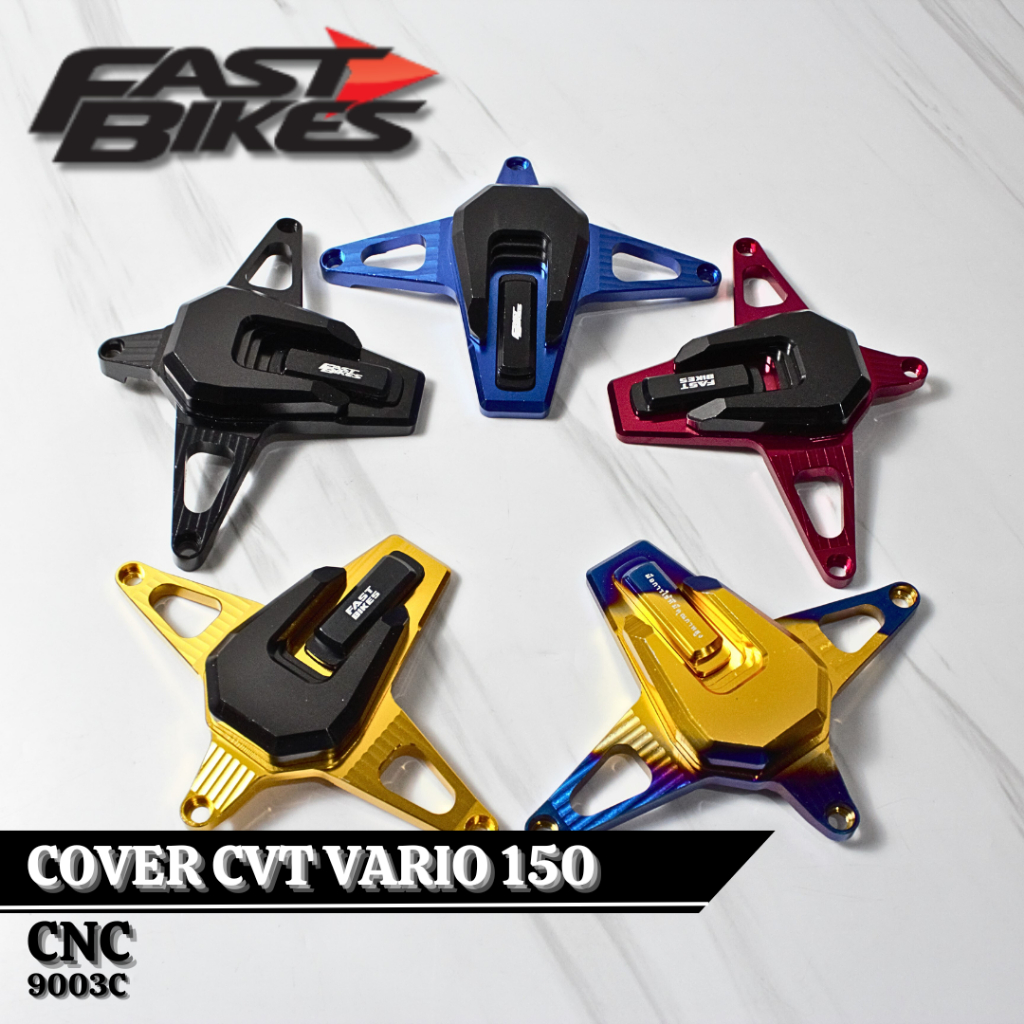 Cover Cvt Vario 150 Fastbikes - Penutup Cvt Honda Vario 150 Full Cnc - Cover Pelindung Cvt Variasi V