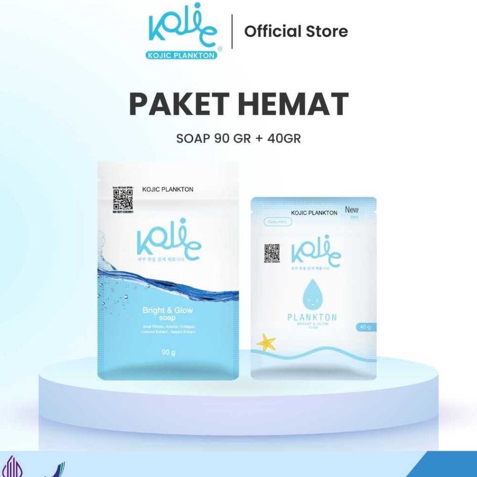 Garansi Termurah  PAKET HEMAT KOJIC PLANKTON SOAP 4 GR  SOAP 9 GR