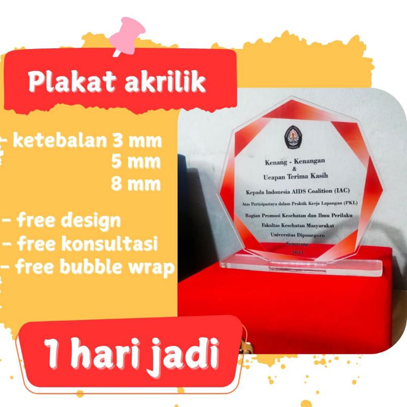 plakat akrilik custom plakat wisuda  plakat foto custom plakat badminton plakat kenangan