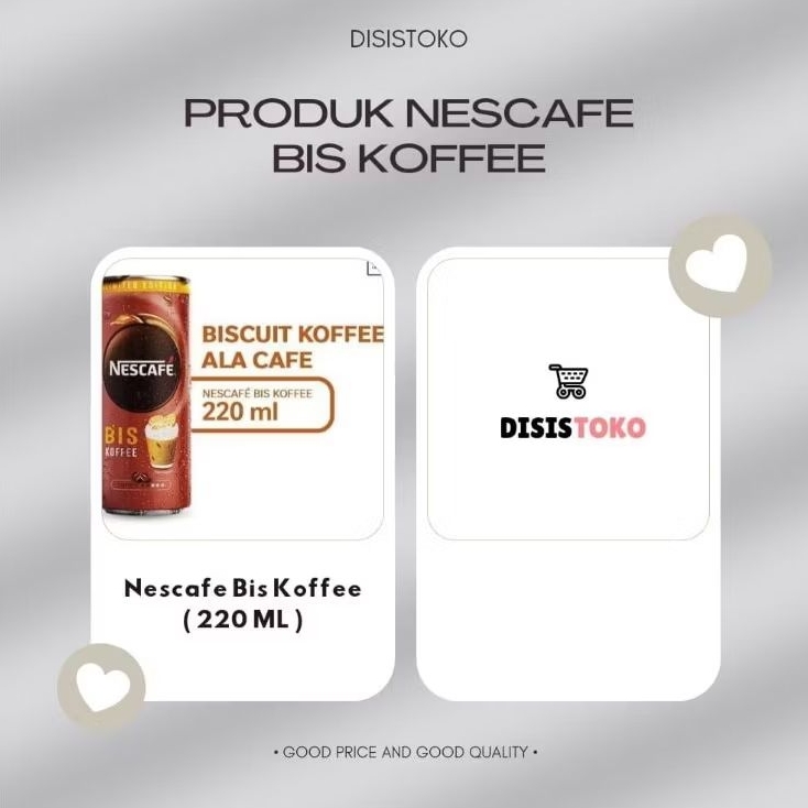 

Nescafe Bis Koffee Kemasan Kaleng 220 ML