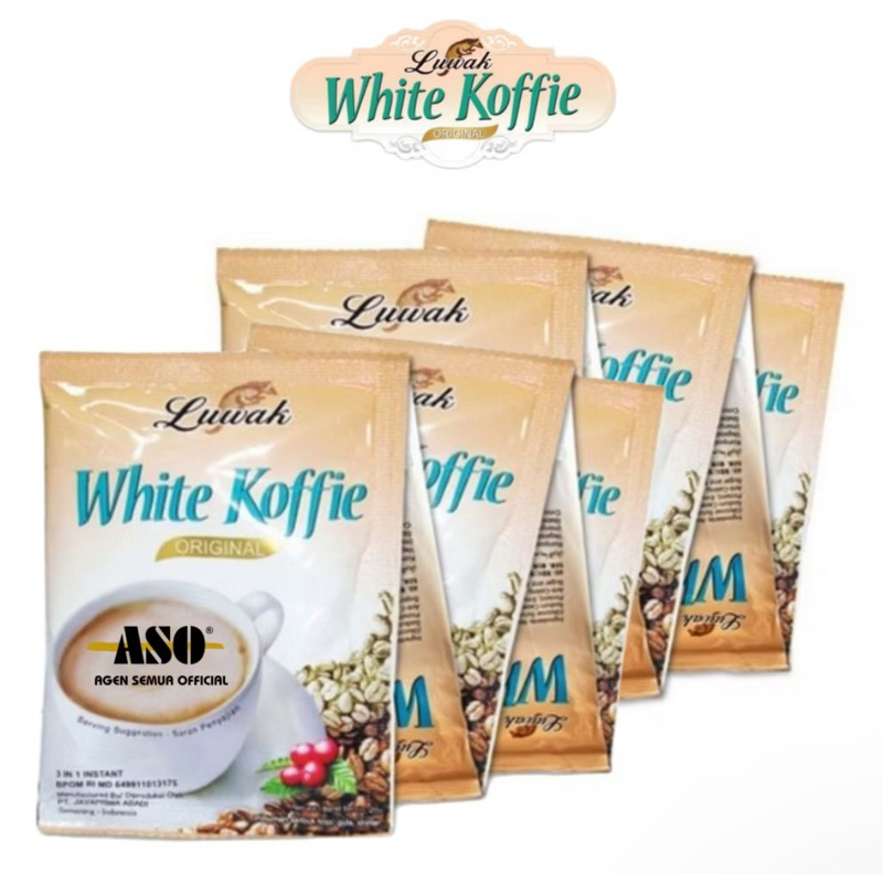 

30 Sachet Luwak White Koffie Renceng Kopi bubuk instan murah