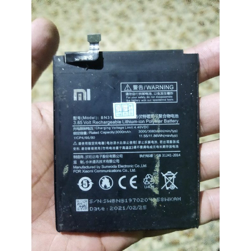 BATRE BN31 ORI COPOTAN NORMAL