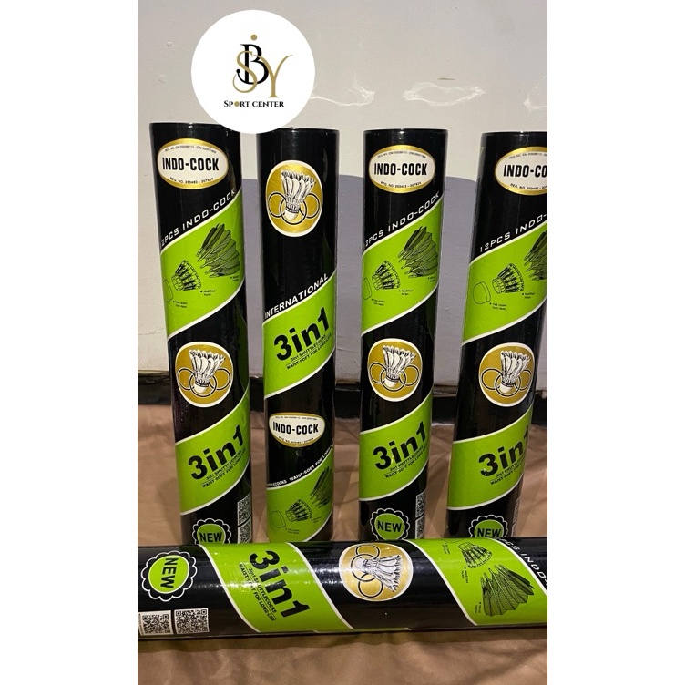 Grosir Resmi ORIGINAL  Shuttlecock  Kok  kock  cock bulutangkis  badminton INDOCOCK 1 ORIGINAL