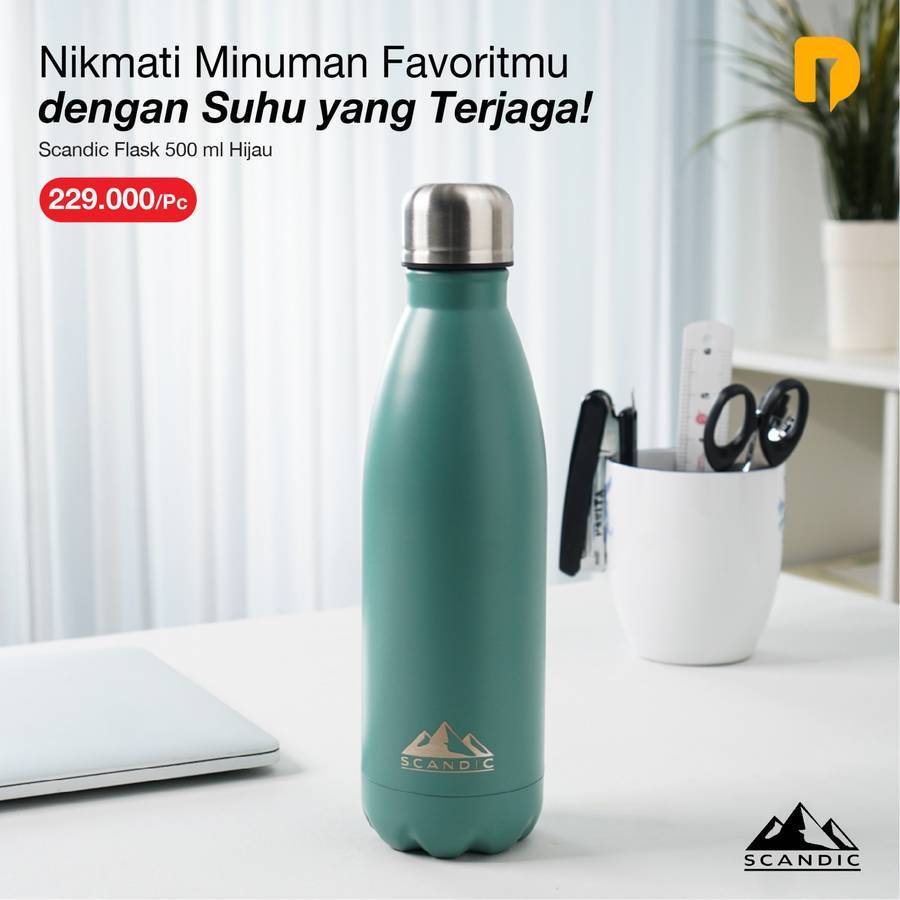 Botol Minum Tahan Dingi Flask Scandic 500 ml