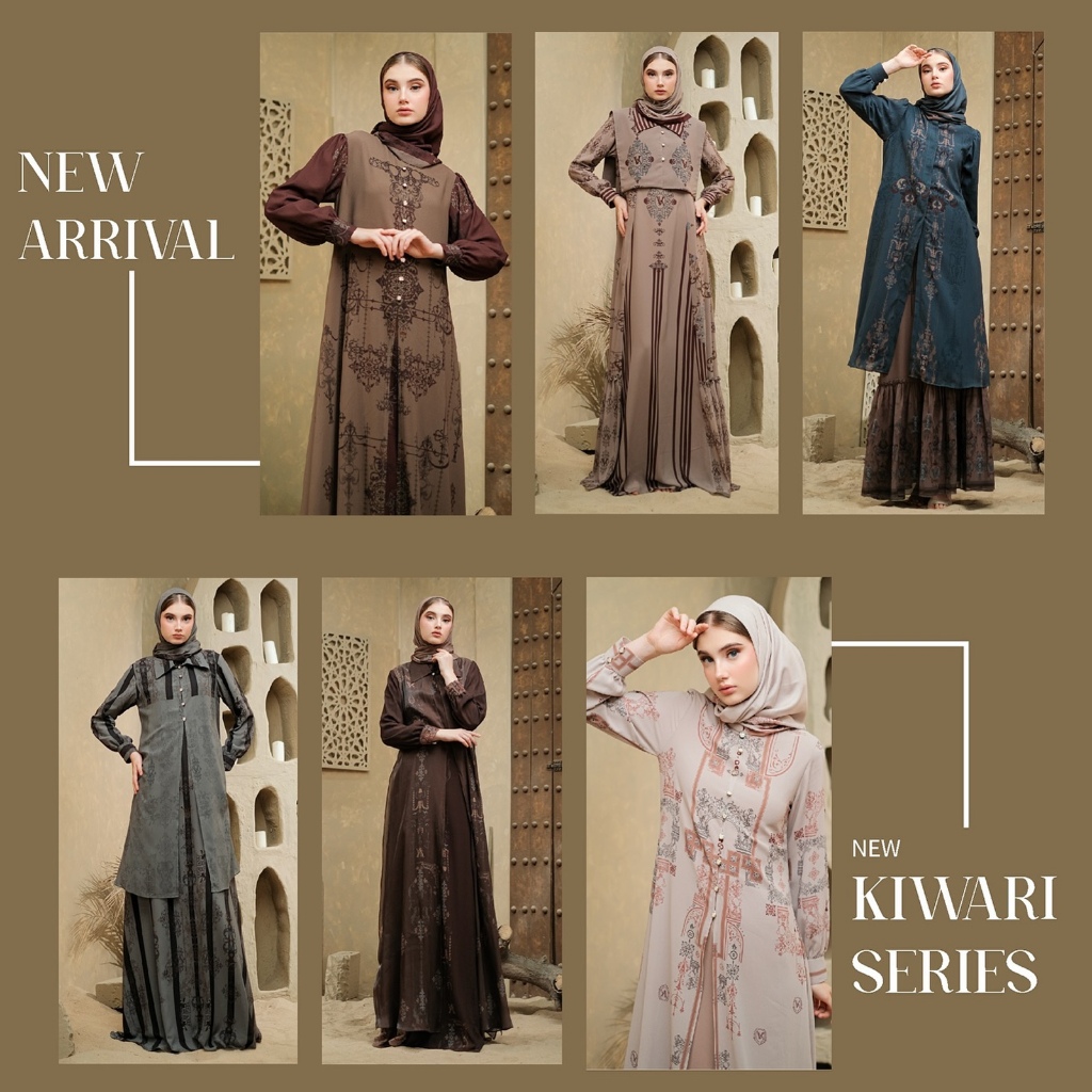 [UFA fashion] LVA SYARI KIWARI SERIES (Chapter 3) PO 3-4 minggu, LVA SYARI original, Baju lebaran