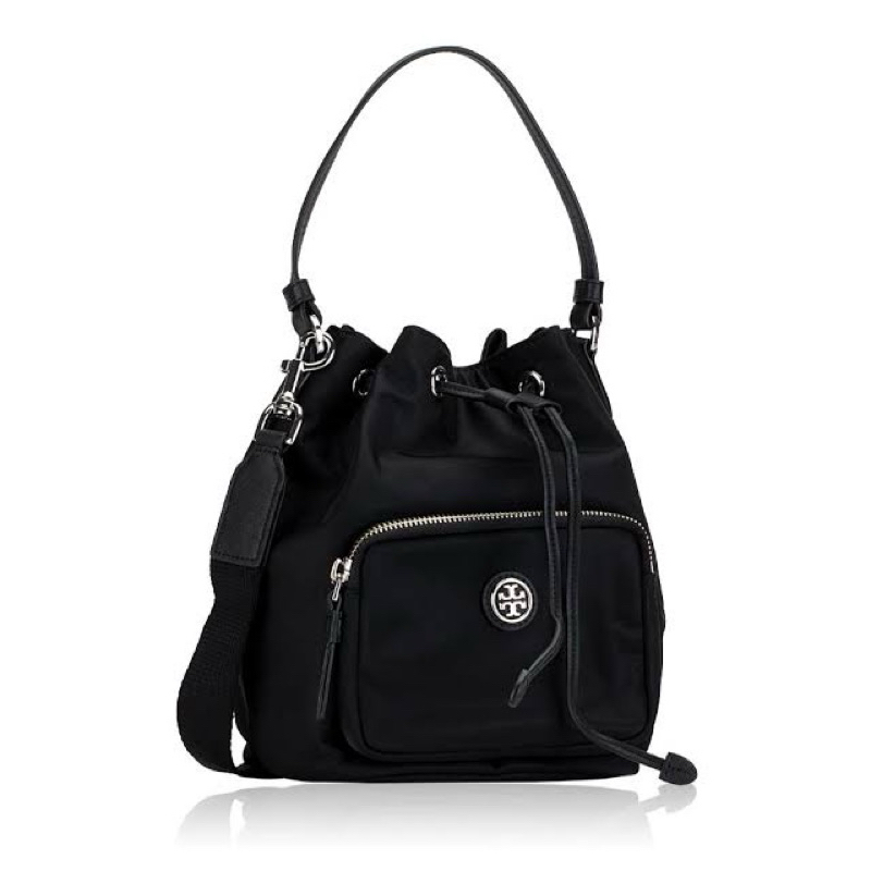 tory burch bucket bag virginia black