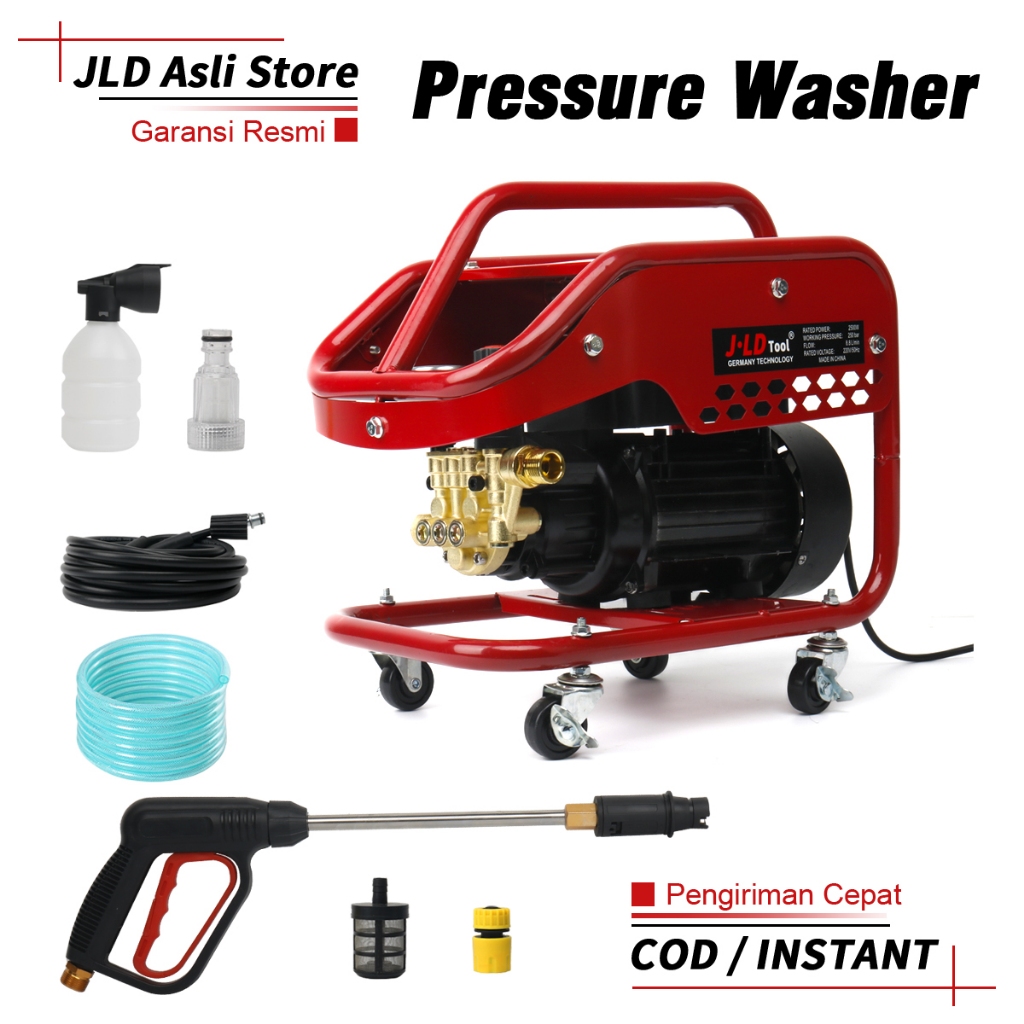 JLD Alat Super Jet Steam Cuci Motor Mobil Jet Cleaner Tekanan Tinggi Electric Pressure Washer 4500PS