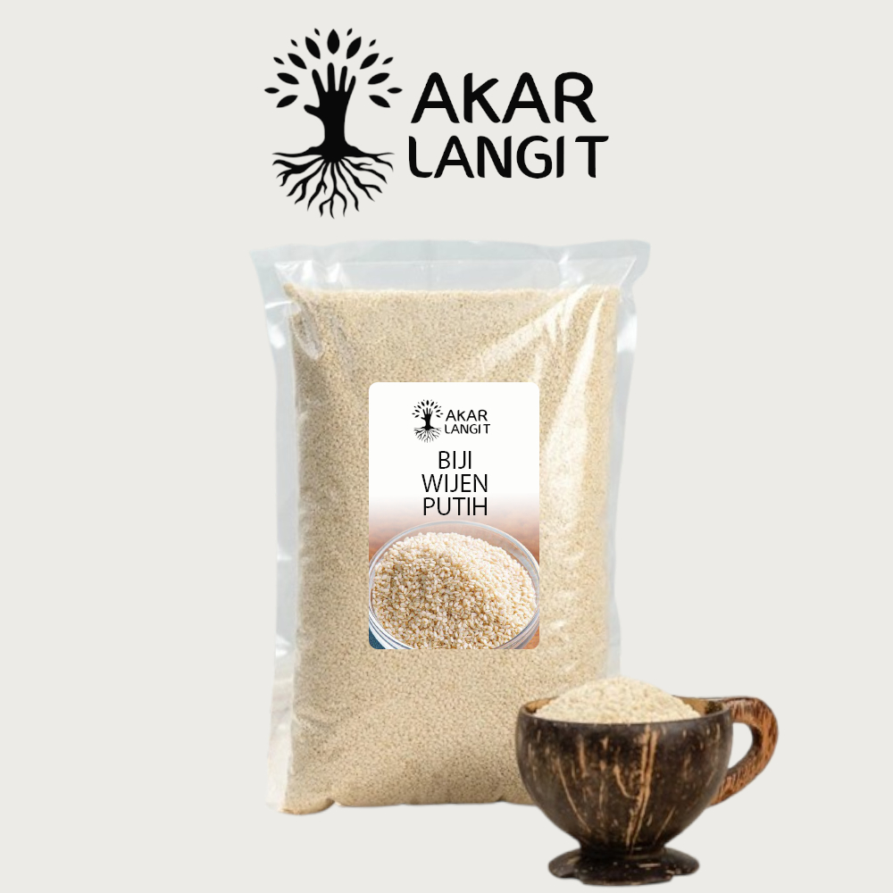 

Biji Wijen Putih 1 Kg White Sesame Seed Premium Akarlangit
