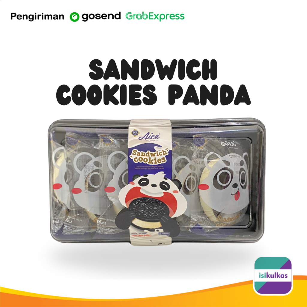 

Aice Es Krim Sandwich Cookies Panda isi 6pcs