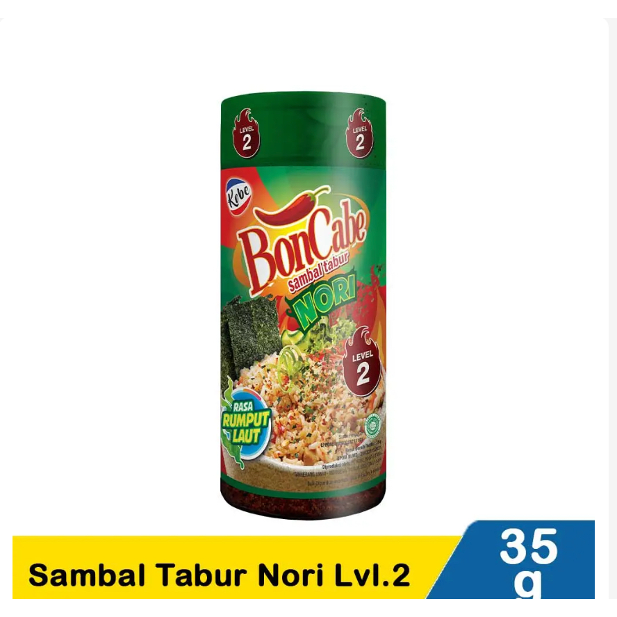 Kobe Bon Cabe Sambal Tabur Nori Level 2 35 Gram