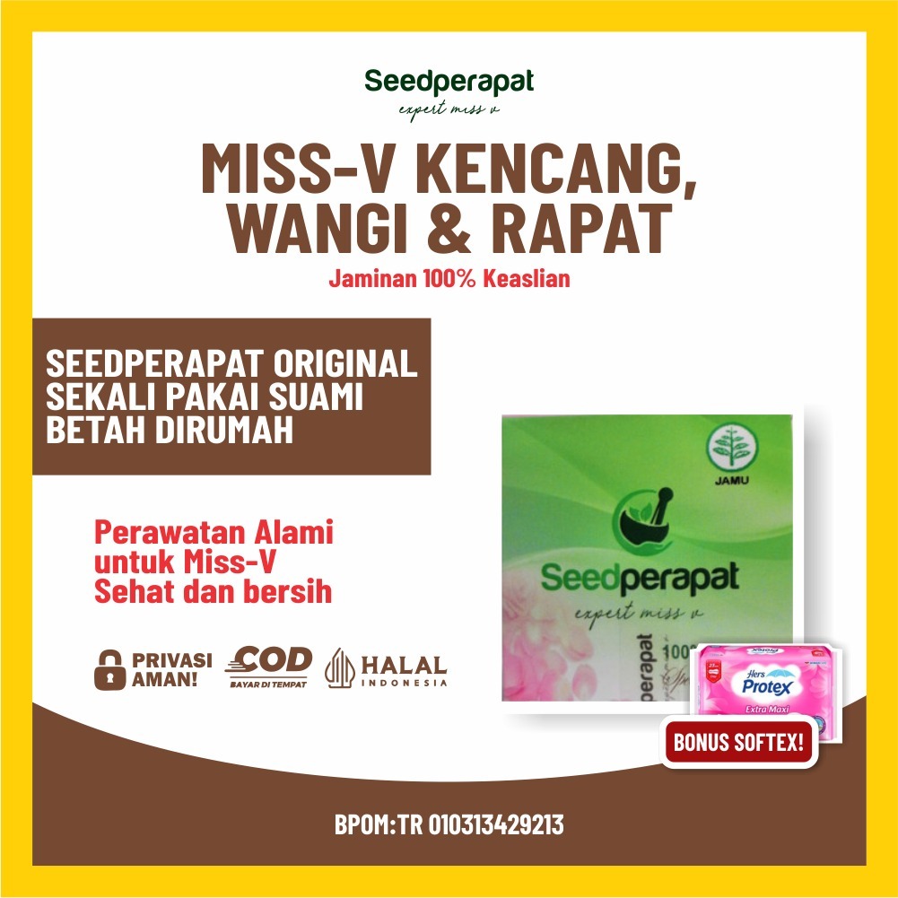 Seed Perapat Miss V Herbal BPOM, Obat Keputihan & Pelancar Haid Aman