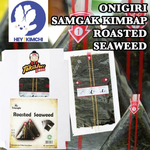 

Tokinori Manjun Triangle Onigiri HALAL Samgak Kimbap Roasted Seaweed 1 lembar