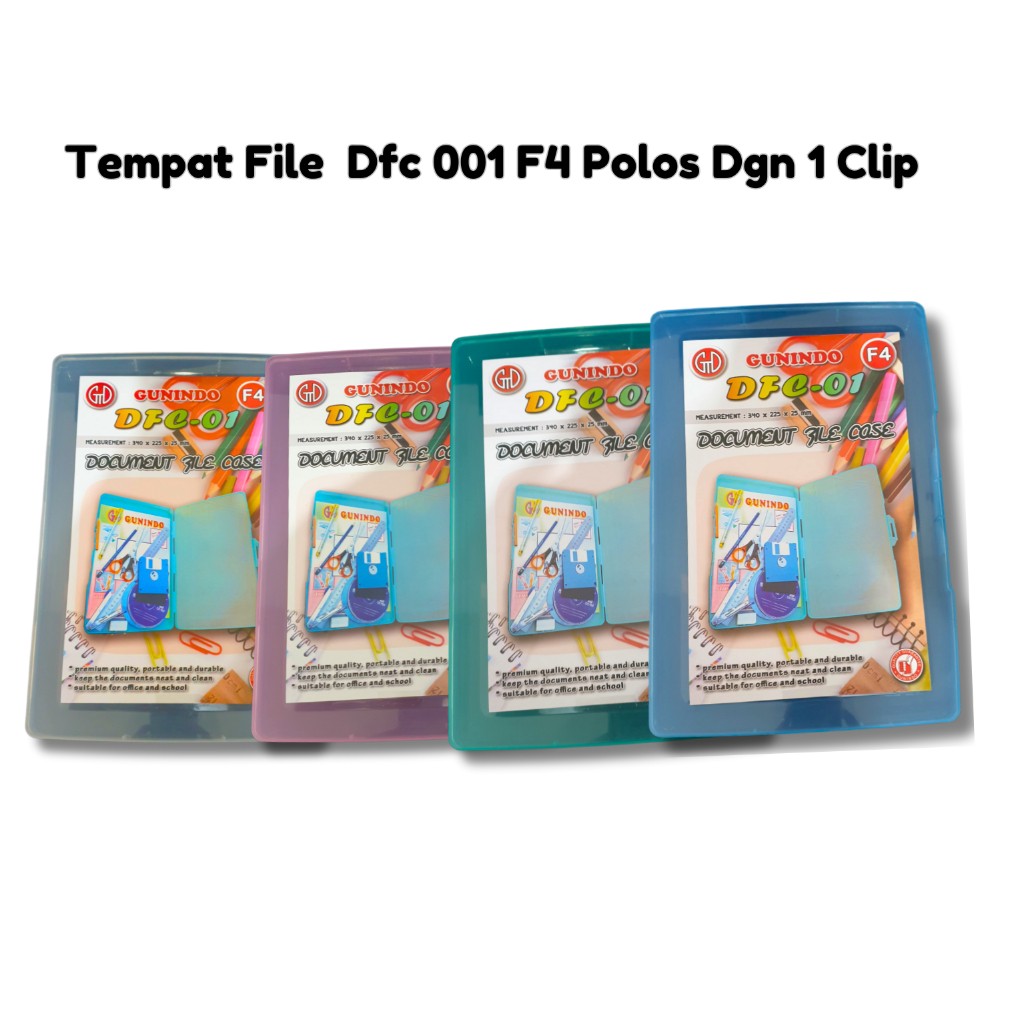 

Gunindo File Case Tempat File Dfc 001 F4 Polos Dgn 1 Clip