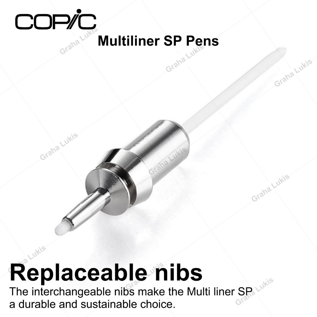 

COPIC MULTILINER SP PEN Brush dan Nib / SATUAN