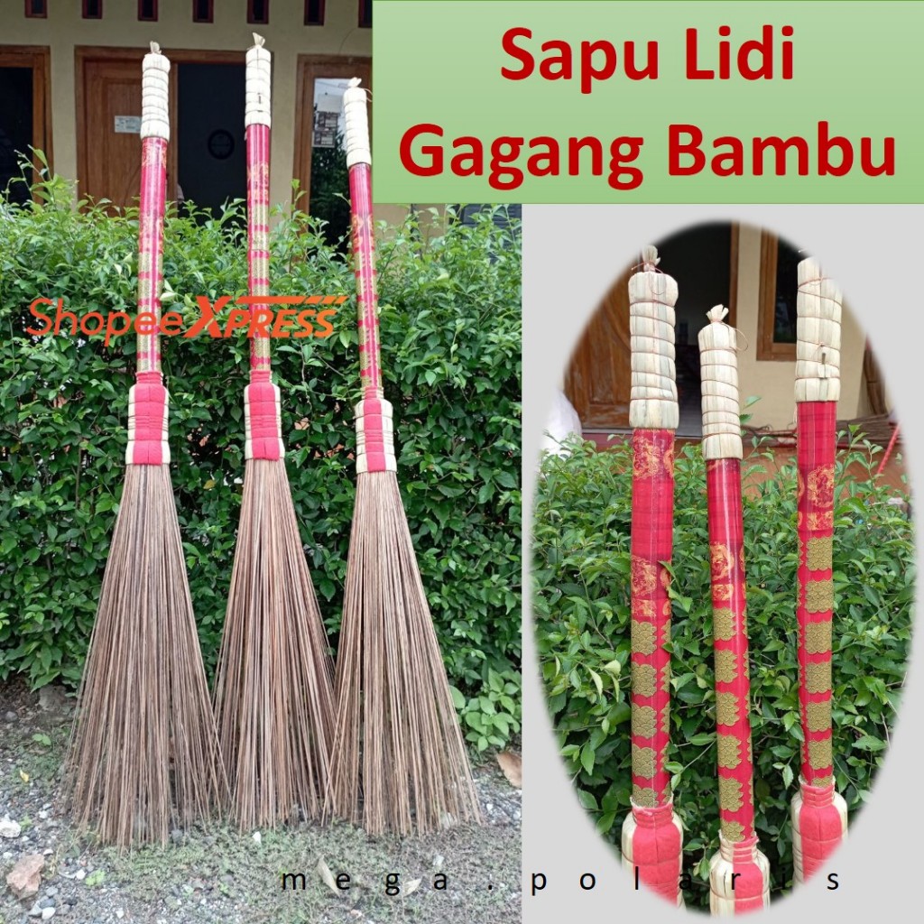 sapu lidi taman gagang panjang | sapu lidi halaman tebal | sapu lidi kelapa murah