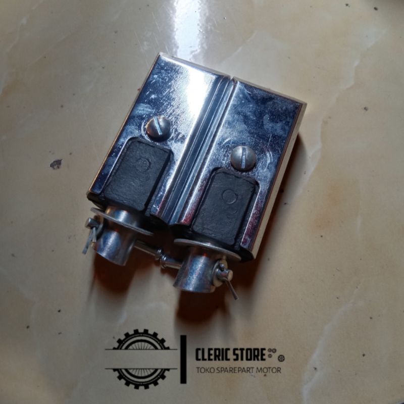 FOOTSTEP BESI DEPAN BELAKANG PIJAKAN KAKI MOTOR VARIASI UNIVERSAL RX KING VERZA CB GL MP SHOGUN KHAR