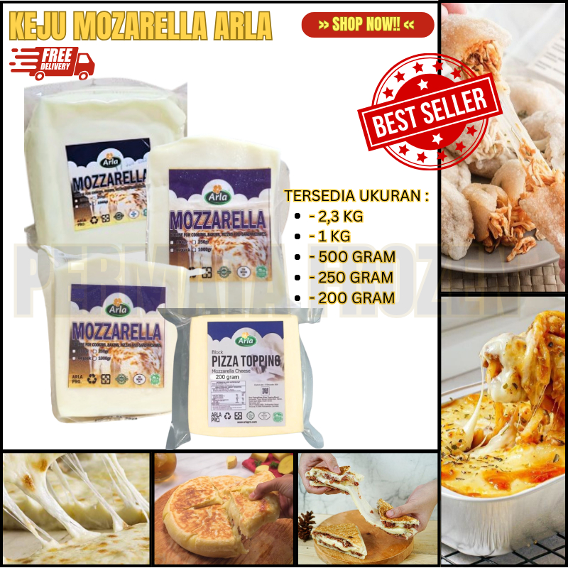 

Mozzarella Cheese Keju Mozarella Korea / Keju Mozarella 1kg Murah Buat Jualan