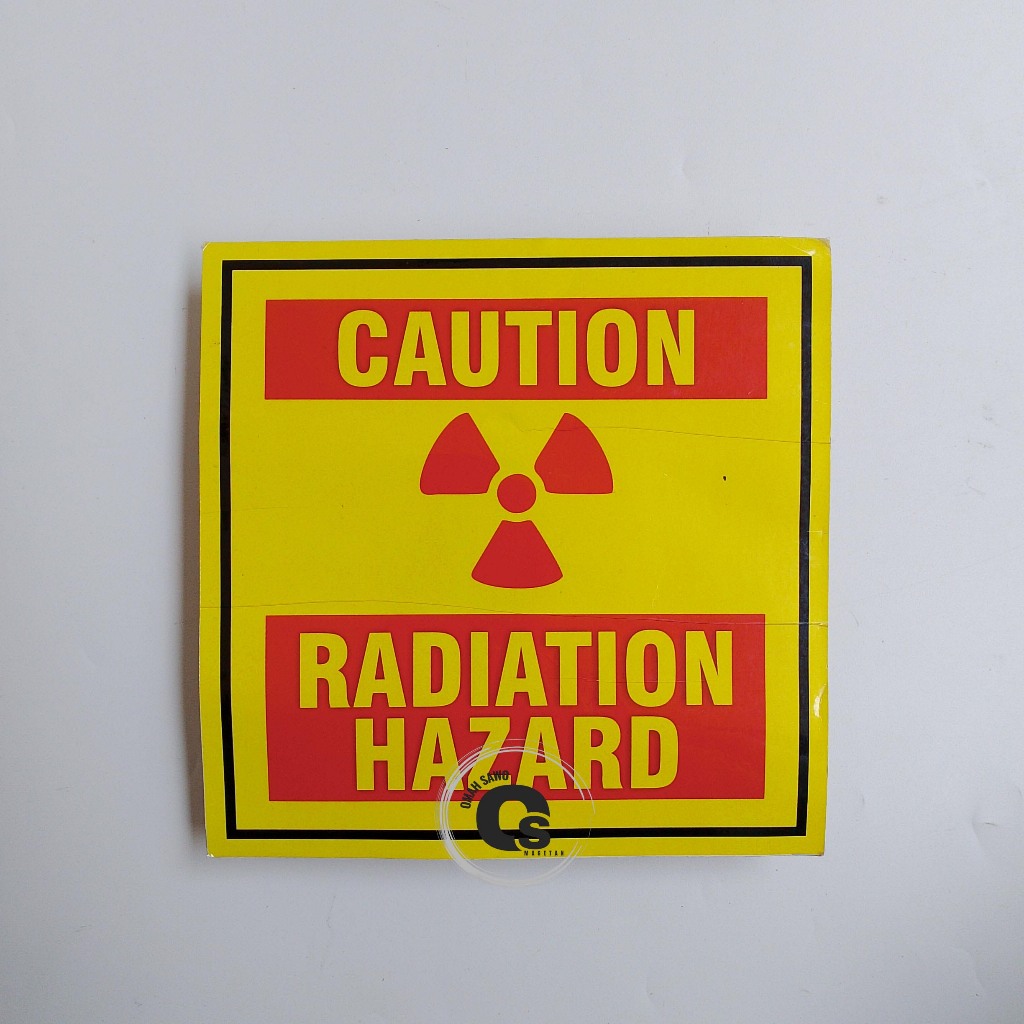 

Stiker Radiation Hazard - Stiker Limbah - K3 - Stiker Vinyl