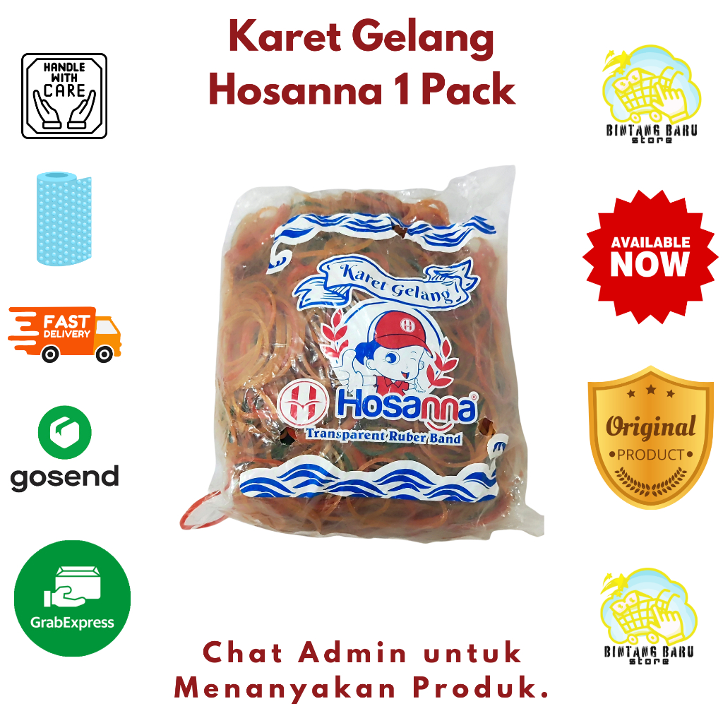 HOSSANA - KARET GELANG 1 PACK - 400 gr