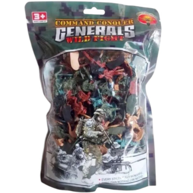 Mainan Anak Set Pasukan Tentara Command Conquer General 5 Wild Fight Chibi