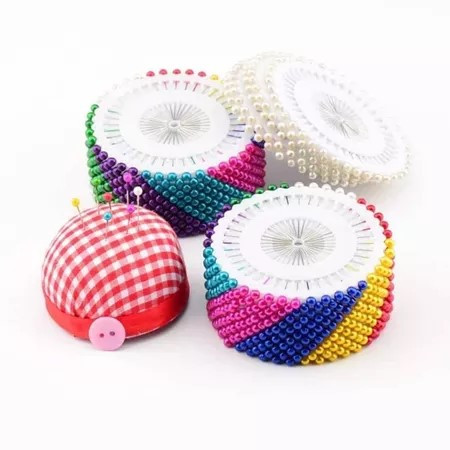 PROMO- 1LUSIN Jarum Pentul Warna Warni Jarum Pentul Hijab isi 12pc