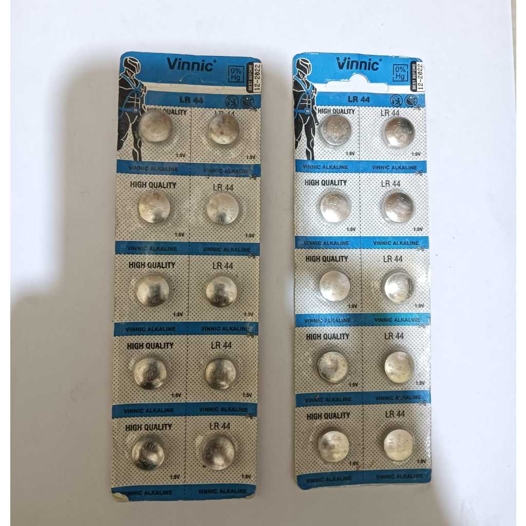 10Pcs Baterai / Batre Kancing LR44 LR 44 DC 1.5V Original