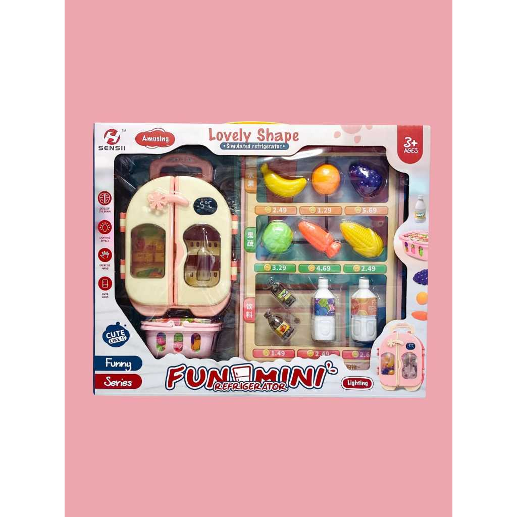Mainan Anak Fun Mini Refrigerator