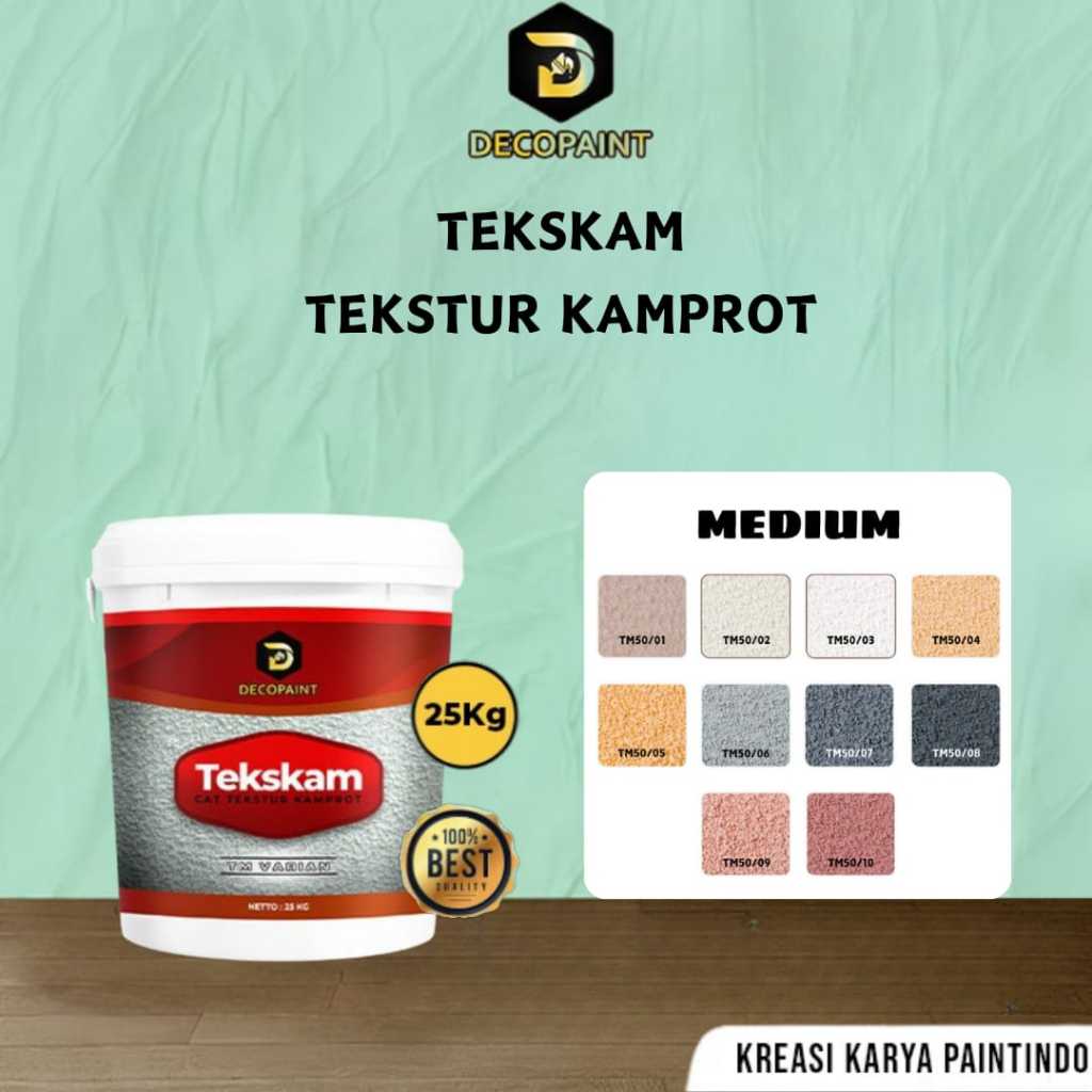 25Kg TM MEDIUM | Cat Tekstur Tembok - Cat Tekstur Kamprot