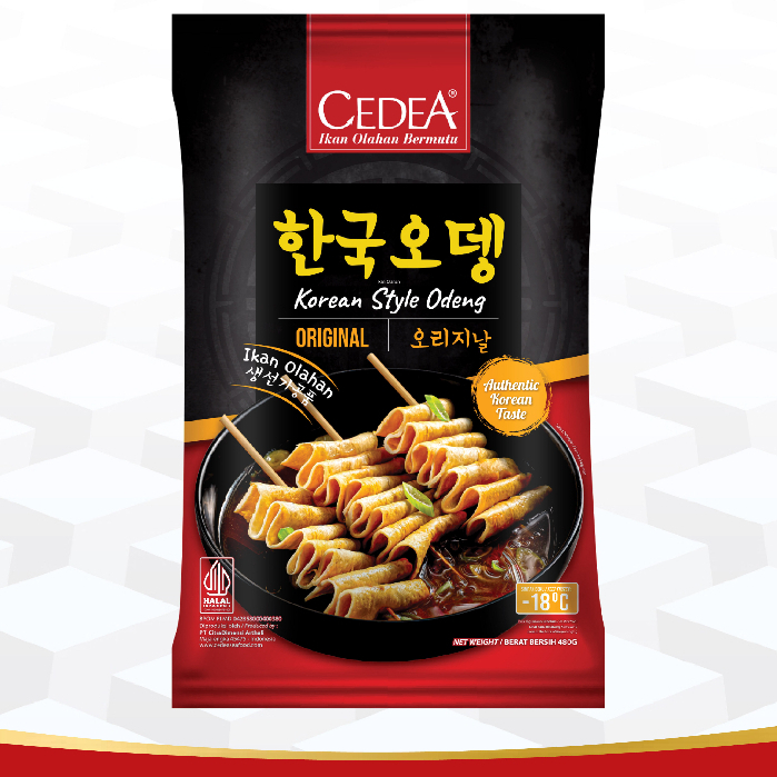 

Cedea Korean Odeng Original 480gr - Festive Frozen Food