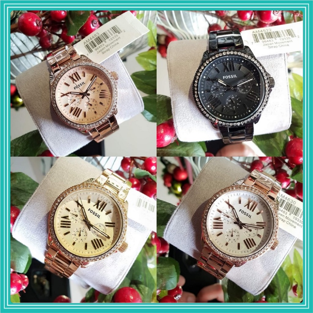 Jam Tangan Wanita AM4481 AM4482 AM4483 AM4497 AM4630 AM4496 AM4522 AM4543 Original & Manual Book Gar