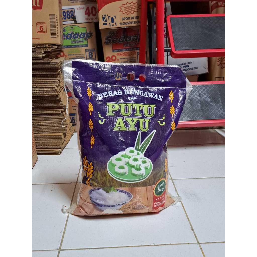 

BERAS LOKAL PUTU AYU KEMASAN 5 KG KHUSUS INSTANT