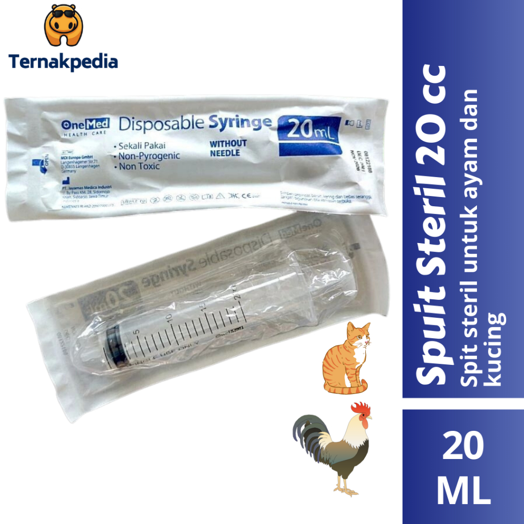 Suntikan Ternak 20 ml - Spuit 20 cc - Spuit Cekok 20 cc