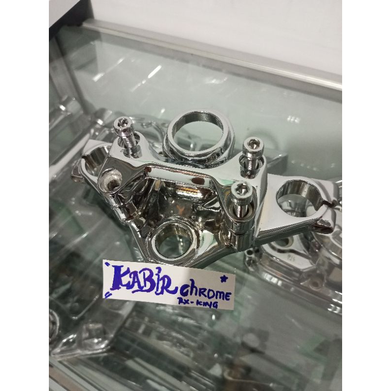 SEGITIGA ATAS RX-KING NEW REISER XABRE ORIGINAL CHROME