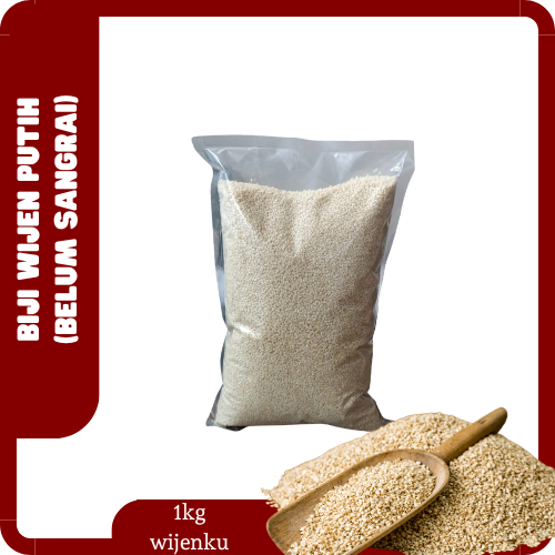 

Wijen Putih | Biji Wijen Putih belum sangrai | Wijenku | Sesame Seed