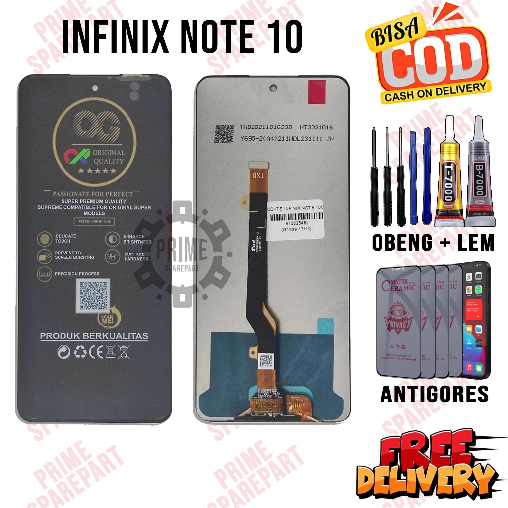 Lcd INFINIX NOTE 10 Original Oem Lcd Touchscreen INFINIX NOTE 10 Fullset